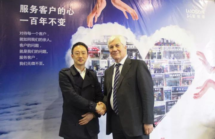 藍(lán)炬星董事長錢松良與GECAM董事長CAMISA先生