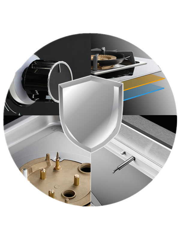 藍(lán)炬星集成灶多重防護(hù)