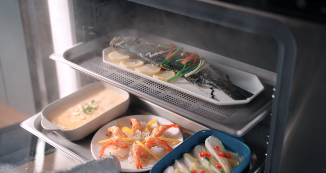 藍(lán)炬星蒸烤炸集成灶