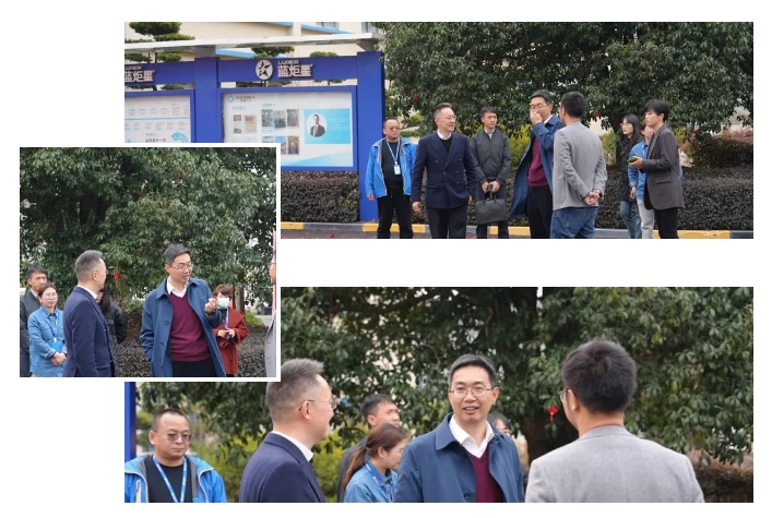 嵊州市委常委、副市長李劍光一行蒞臨藍(lán)炬星走訪調(diào)研
